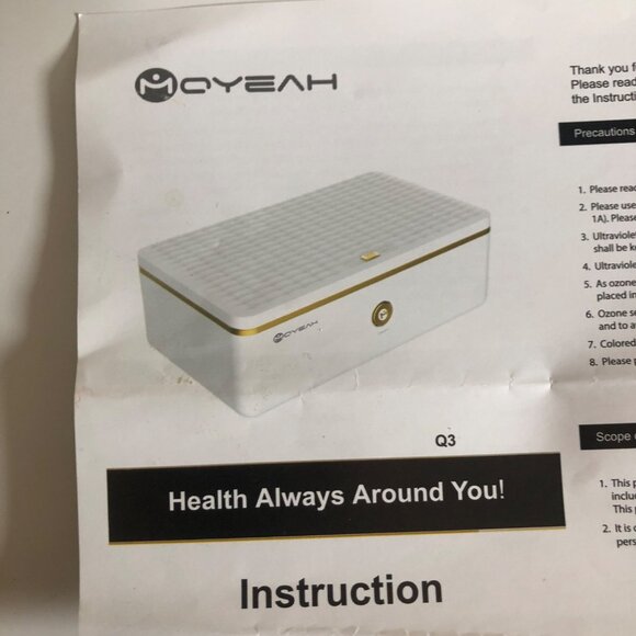 Moyeah Security Knight Q3 Sterilization Box Portable UV Sanitizer with Mirror 5W - Picture 4 of 6